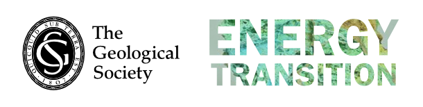 geological society logo next to energy transition logo